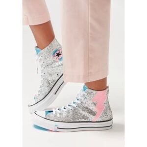 Converse Chuck 70 Pride Glitter High Top Sneaker NWOB
